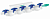 Блок из 5 кранов Дискофикс C (синие) линия 150 см купить в Грозном