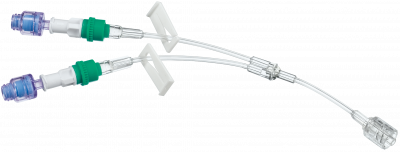 Удлинительная Y-линия с 2-мя коннекторами Сэйффлоу и возвратным клапаном 12 см купить оптом в Грозном